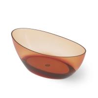 Ванна Dea Design Elegant DD8643 1600 R1 отдельностоящая, Glasstech, прозрачная смола, 160x80x55см., Sunset R1