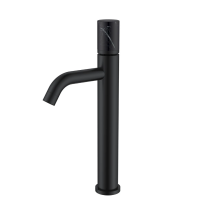 Смеситель для раковины Boheme Stick 122-B-MR-B Черный матовый