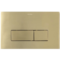 Кнопка смыва Boheme 669-MG для инсталляции, золотой матовый