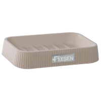 Мыльница Fixsen Brown FX-403-4 настольная, коричневый