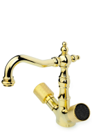 Смеситель для раковины Boheme Royal Cristal 292-Royal/CRSTblack Золото