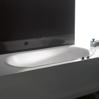 Ванна стальная Bette Lux Oval 3466-000 PLUS 180x80 см, с водоотталкивающим покрытием, белый