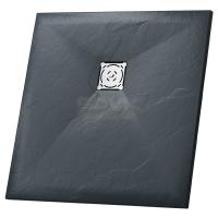 Душевой поддон из искусственного камня RGW Stone Tray ST-G 75x75 16152075-02 графит