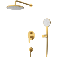 Душевая система Cezares Stylus STYLUS-DSET-BORO Брашированное золото Душевая система Cezares Stylus STYLUS-DSET-BORO Брашированное золото