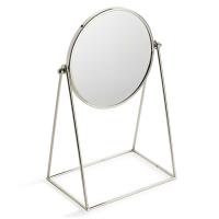 Зеркало косметическое Devon&Devon Waltz WLZ-110-NK настольное, поворотное, без подсветки, никель блестящий