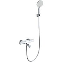 Термостат для ванны Wonzon & Woghand Stay 2 WW-B2016-A1-CR с душевым гарнитуром, хром