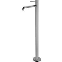 Смеситель Paffoni Light LIG031CR для раковины, без донного клапана, напольный, излив 28.1 см, h113 см, хром глянцевый