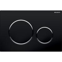 Кнопка для инсталляции Geberit Sigma 20 115.882.KM.1 цвет черная / хром Кнопка для инсталляции Geberit Sigma 20 115.882.KM.1 цвет черная / хром