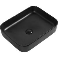 Раковина накладная 50 см Aquanet Soul-1-MB 00245833, черный матовый