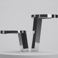 Сушилка для рук Nofer Concept со смемителем и дозатором для жидкого мыла 01901.B глянцевый