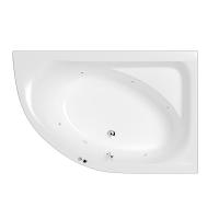 Акриловая ванна Whitecross Aquarella 170x110 R 0109.170110.100.SOFT.CR цвет Белый с гидромассажем форсунки Хром