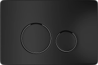 Клавиша для инсталляции Grossman Style 700.K31.05.21M.21M для унитаза, пластик, черная матовая