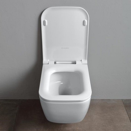 унитаз scarabeo teorema 2.0 5126tw/41 | 8305/b41 | 10050/a подвесной, безободковый , с сиденьем и набором быстрого монтажа, цвет-pearl