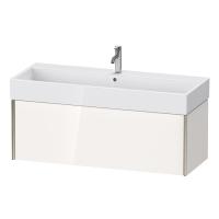 Duravit XViu Тумба подвесная 397x1184x454мм, для раковины #235012, 1 ящик, цвет: белый глянцевый/champagne matt