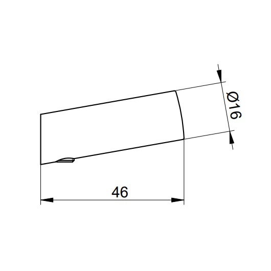 Крючок для полотенца Keuco REVA 12814 370000 черный матовый