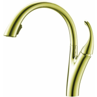 Смеситель для кухни Haiba HB70180-13 цвет золото