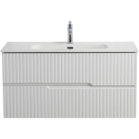 Тумба под раковину Cezares Duet-N 100 DUET-N-1000-2C-SO-BL подвесная Bianco Lucido