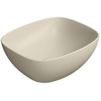 Раковина GSI Nubes 978508 накладная, 40x35 см, Creta opaco (Бежевый матовый)