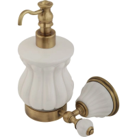 Дозатор для мыла Migliore Olivia 17422 белый | бронза