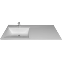 Раковина Style Line Estetus Даллас СС-00002388 над стиральной машиной, 120.2x48.6 см, белая