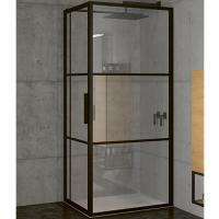 Душевой уголок Riho Grid 120×80 G004019121 (GB2120080) профиль черный, стекло прозрачное