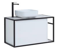 Тумба под раковину Aquanet Nova Lite Loft 90 L белый, 00261652