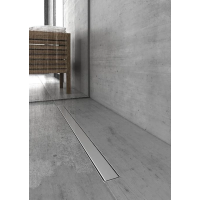 Душевой лоток Berges B1 Keramik 900 090020 с решеткой хром матовый