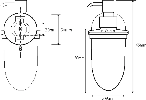 Дозатор для мыла Bemeta Alfa 102408022 хром
