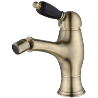 Смеситель Caprigo Adria Uno Black Edition 02B-533-vot для биде, с донным клапаном, бронза