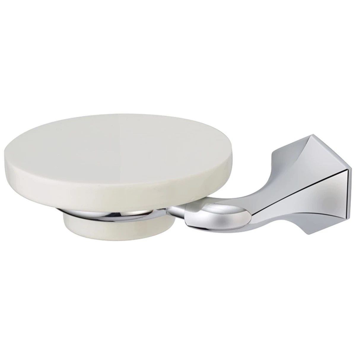 Мыльница Cisal Cherie CE09060021 подвесная, цвет: хром/керамика