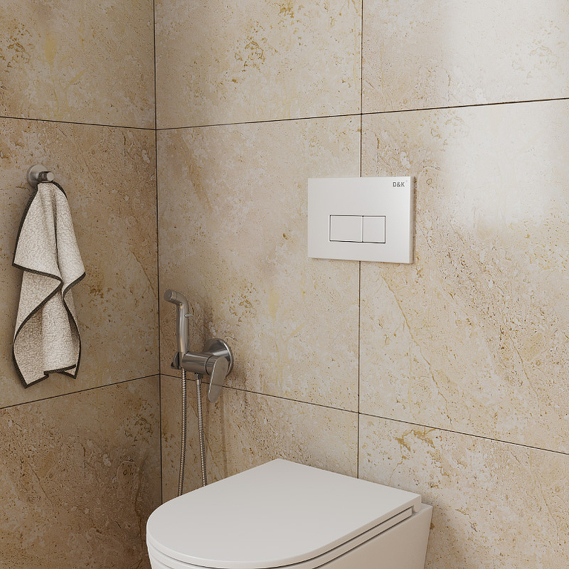 Клавиша смыва D&K Rhein DB1499016 Белая Клавиша смыва D&K Rhein DB1499016 Белая