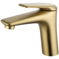 Смеситель для раковины Wonzon & Woghand Elbe WW-A41222-BG золотой матовый