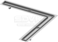 Душевой лоток Tece Drainline 120x120 611200 угловой без крышки