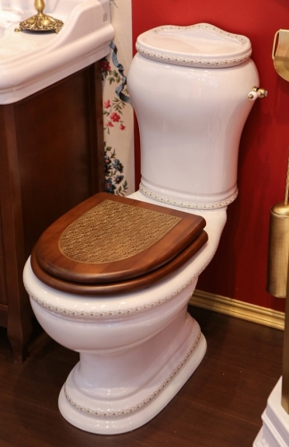 сиденье для унитаза migliore milady ml.mld-26.715.nc.br с микролифтом, цвет орех / бронза