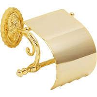 Держатель туалетной бумаги Migliore Edera 16934 с крышкой, цвет золото