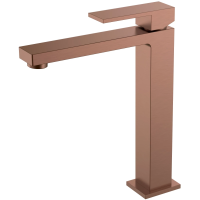 Смеситель для раковины Boheme Qubic 472-BRB бронза матовая