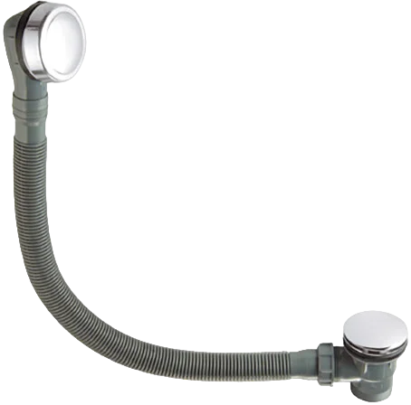 Слив-перелив для ванны Remer 96CC 32 мм, клик-клак, хром, без гидрозатвора