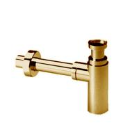 Сифон бутылочный для раковины Fantini Nostromo 91 P6 9234 цвет Matt British Gold PVD