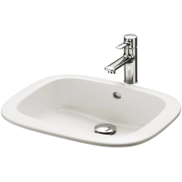Раковина TOTO Public LW763Y#XW встраиваемая, 53x45 см, белая