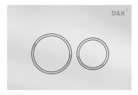 Клавиша для инсталляции D&K Bayern DB1529016 белая глянцевая