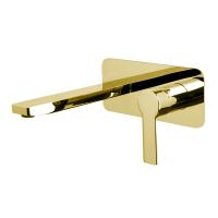 Cмеситель Fima Carlo Frattini Mast F3141WLX5OR для раковины, встраиваемый, излив 19.9 см, золото