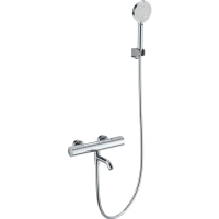 Термостат для ванны Wonzon & Woghand Inn 2 WW-A2006-A1-CR с душевым гарнитуром, хром