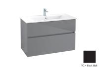 Тумба под раковину Villeroy & Boch Verity Line 955x482 мм B66000VC черный матовый