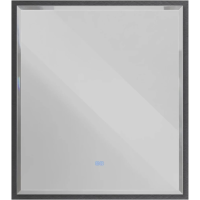 Зеркало Cezares Interni 80 CZR-SPC-INT-800-900-LED-TCH-WARM-TIT с подсветкой Tитан с сенсорным выключателем и подогревом