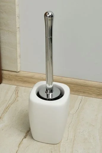 Ёршик для унитаза Spirella Retro 1008076 белый, хром
