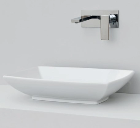 раковина накладная 60 см artceram jazz jzl002 01 00, белая.