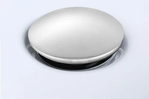 донный клапан weltwasser sk санфаянс ww pp gl-cr для раковины, с переливом, хром