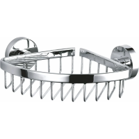 Полка для ванной Wonzon & Woghand Easy WW-8144 22,3x22,3 см, угловая, хром