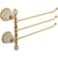 Полотенцедержатель Migliore Olivia 17529 поворотный, цвет белый | золото