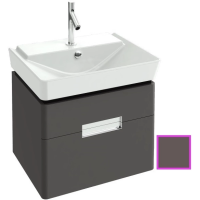 Тумба под раковину Jacob Delafon Reve EB1134-G80 60 см светло-коричневый лак, 2 ящика